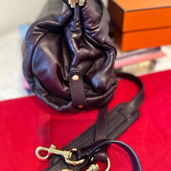 Valentino Petale Rose Leather Bag - Rare Burgundy Mint Condition - Picture 7 of 10